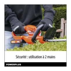 Taille-haies A Batterie 20v Dual Power Powdpg75320 - Lame 580 Mm, écartement 18 Mm - Batterie 20v 2ah Et Chargeur 4ah Inclus -Jardin Luxueux Pas Cher Magasin 71d838e58d0253c5