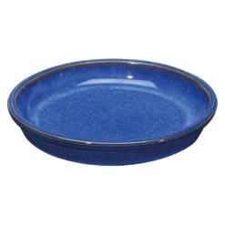 Soucoupe Azuléjos En Terre Cuite émaillée Bleue - D.23cm -Jardin Luxueux Pas Cher Magasin 952345 1710670